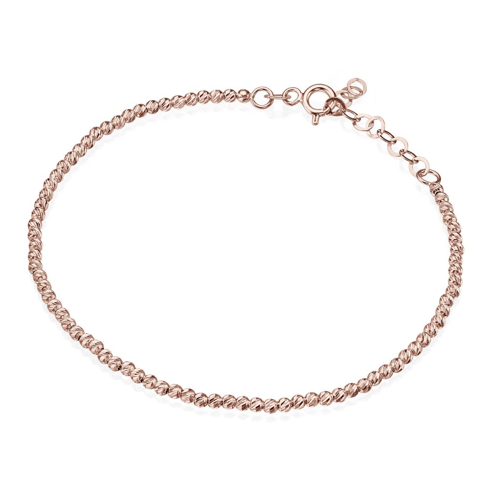 14K Rose Gold Women's Bracelets - Balls. youme offers a range of 14K gold  jewelry for babies, kids, girls and women at attractive prices. Free  worldwide shipping. Order online>>