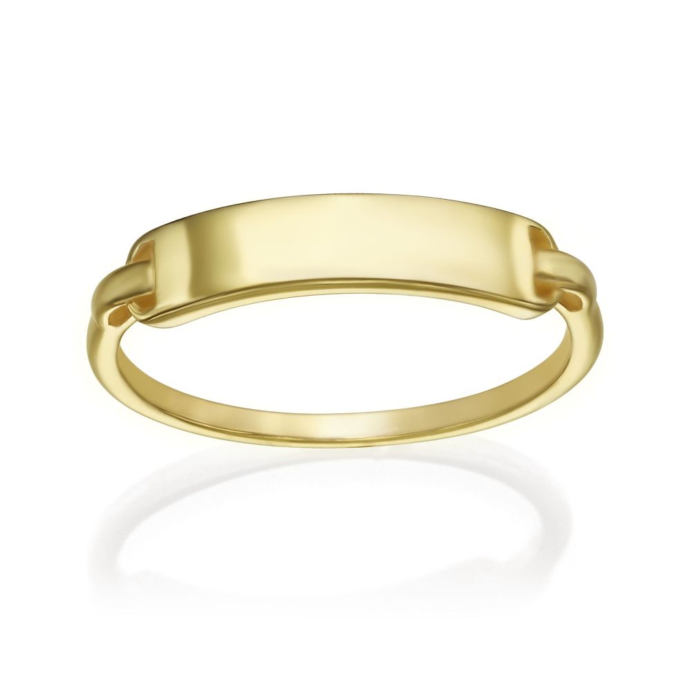 Women’s Gold Jewelry | 14K Yellow Gold Ring - Madrid Seal