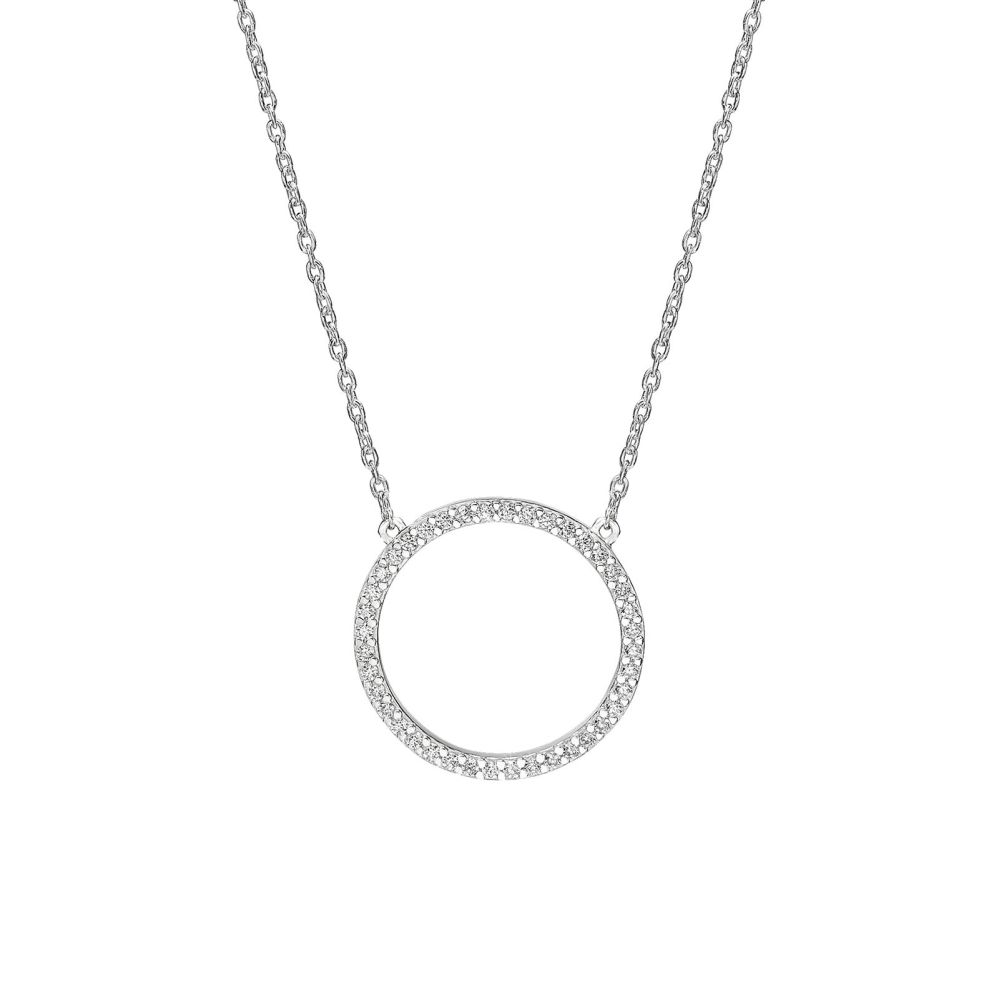Women’s Gold Jewelry | 14k White gold women's pendant - The Circle of Life
