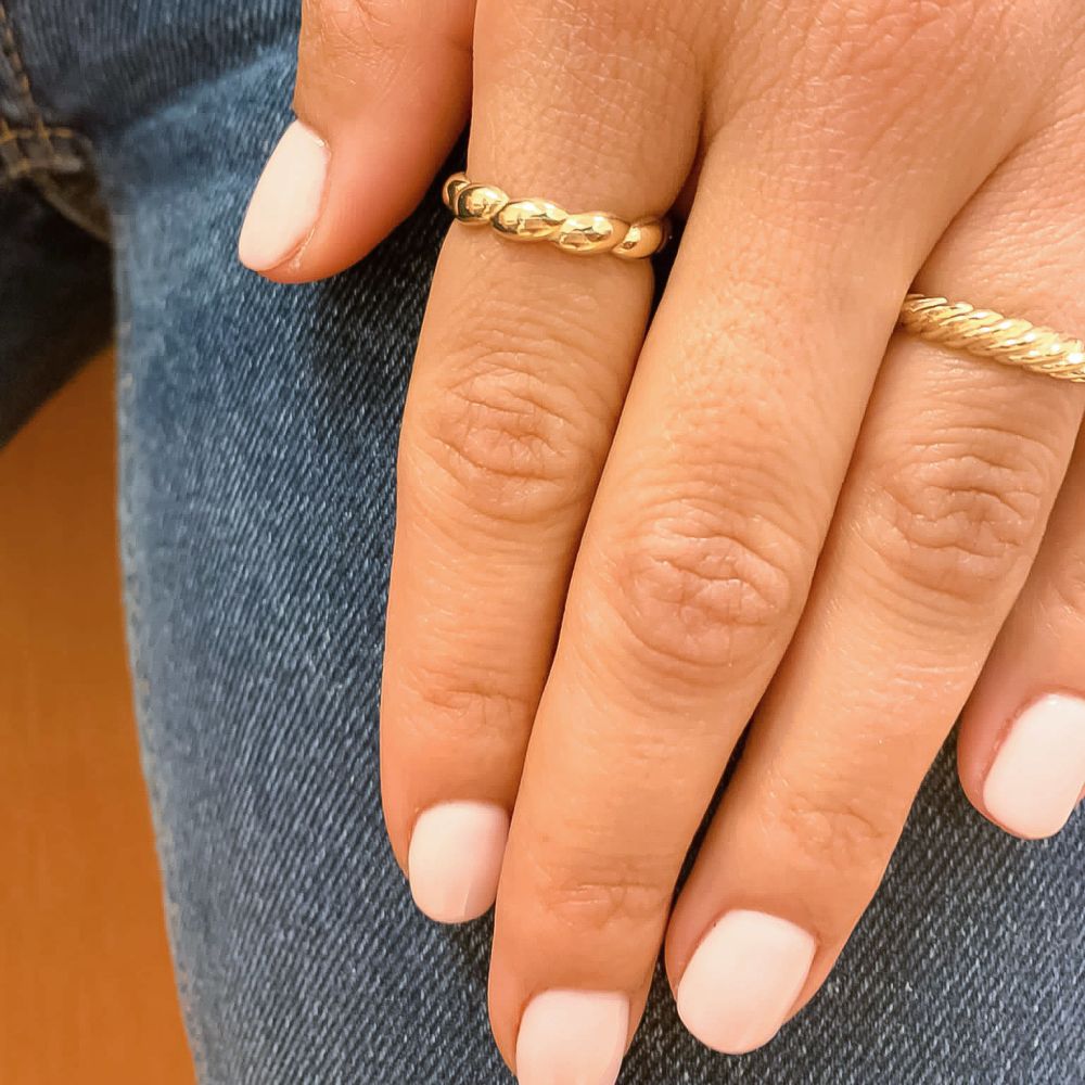 gold rings | 14K Yellow Gold Rings - Sophie