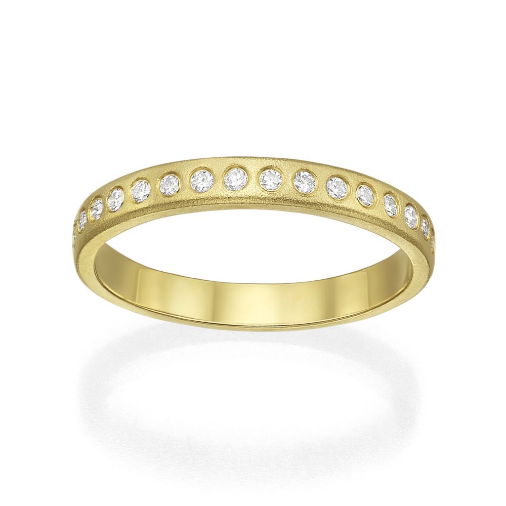 Diamond Jewelry | 14K Yellow Gold Diamond Ring - Kim