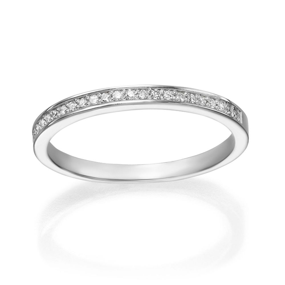 Diamond Jewelry | 14K White Gold Rings - Melody