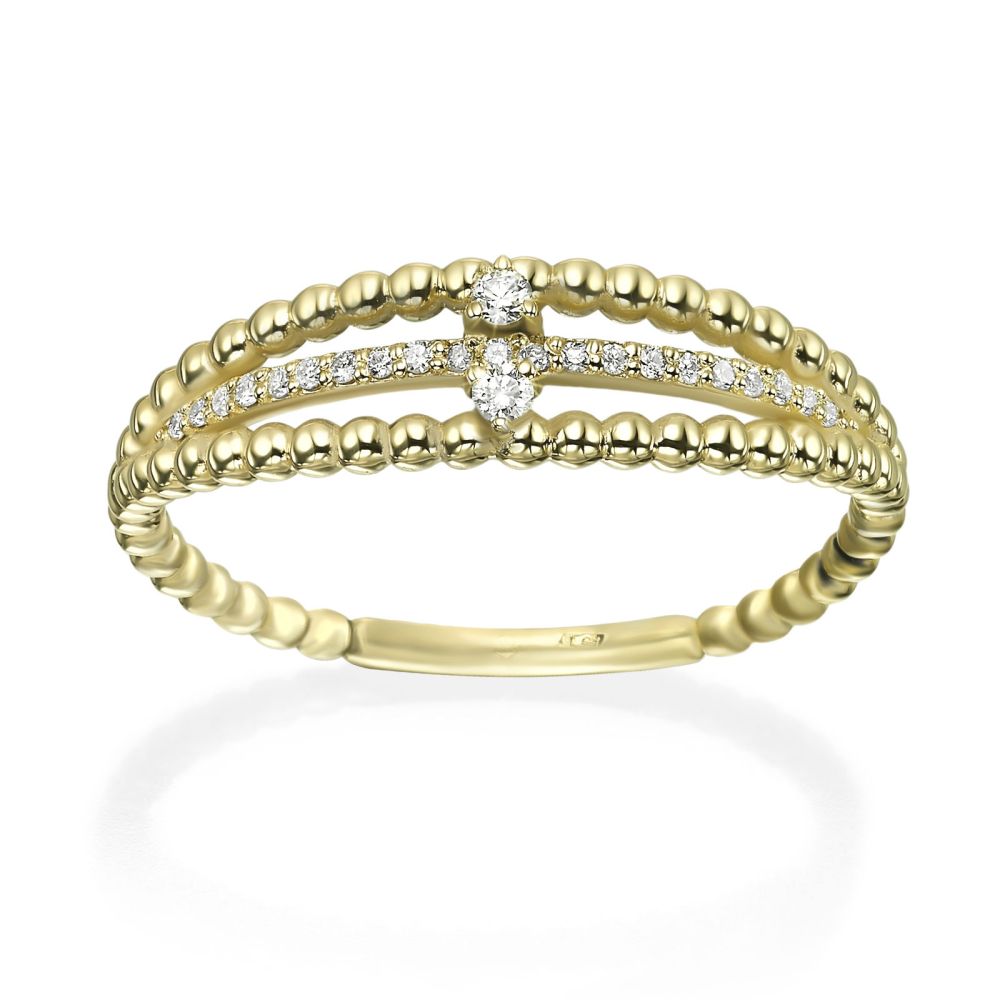 Diamond Jewelry | 14K Yellow Gold Rings - Destine