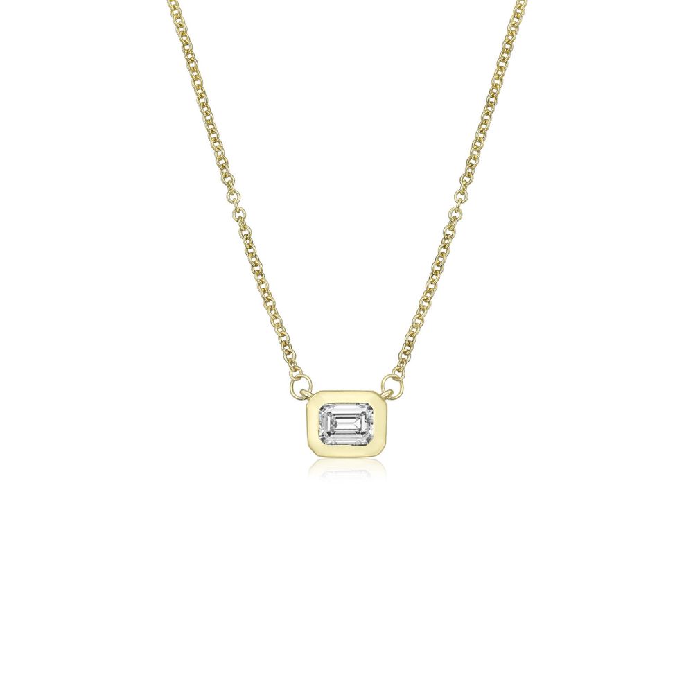 Women’s Gold Jewelry | 14K Yellow Gold Diamond Women's Pendant - Orion