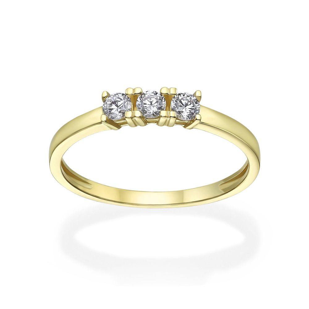 Women’s Gold Jewelry | 14K Yellow Gold Rings - Loren