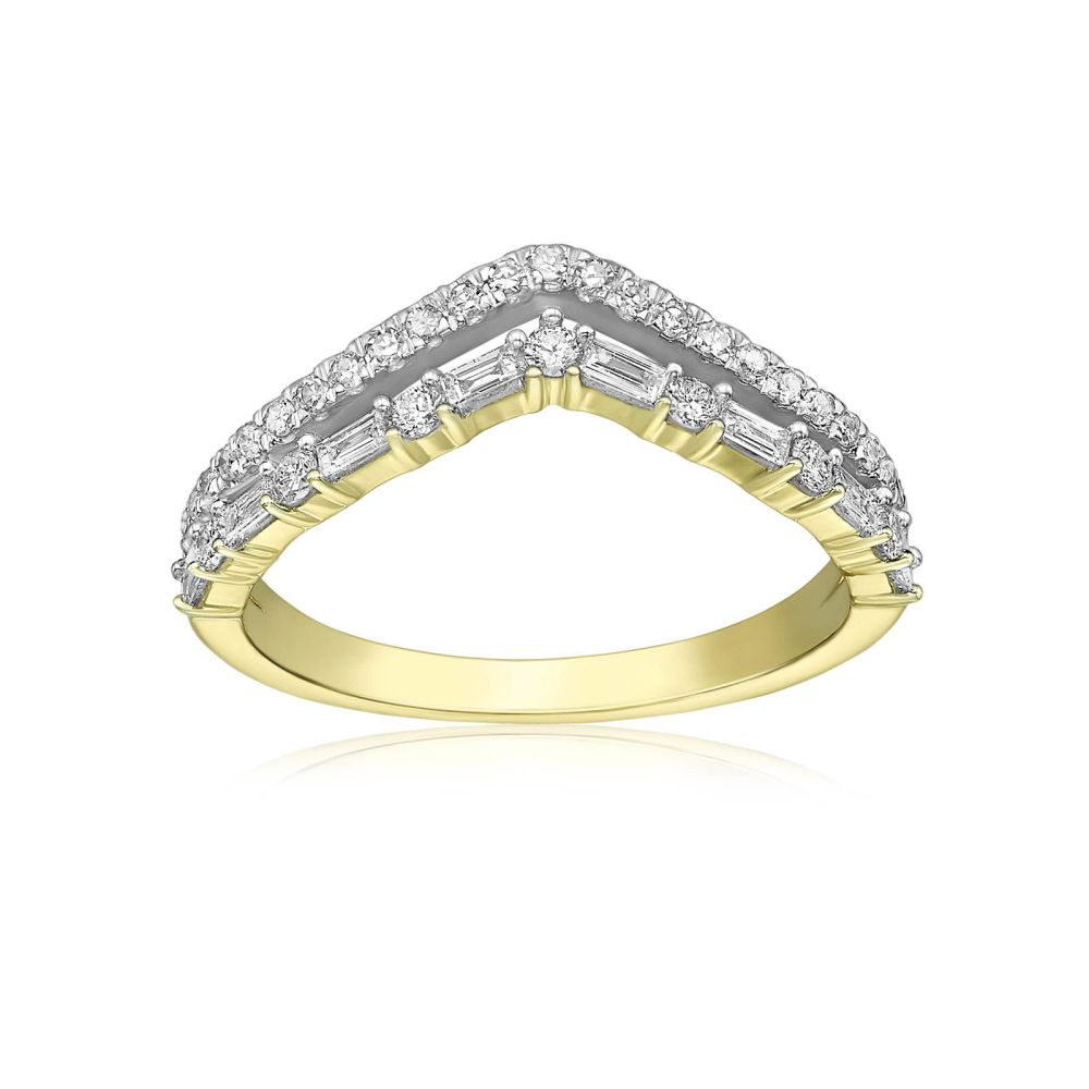 Diamond Jewelry | 14K Yellow Gold Diamond Ring - Kate