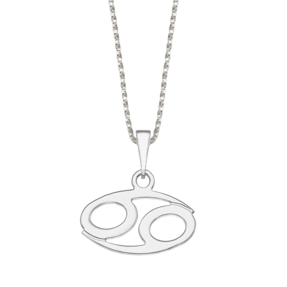 Girl's Jewelry | Pendant and Necklace in 925 Sterling Silver - Cancer