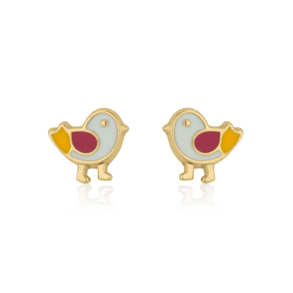 Yellow Chick Earrings