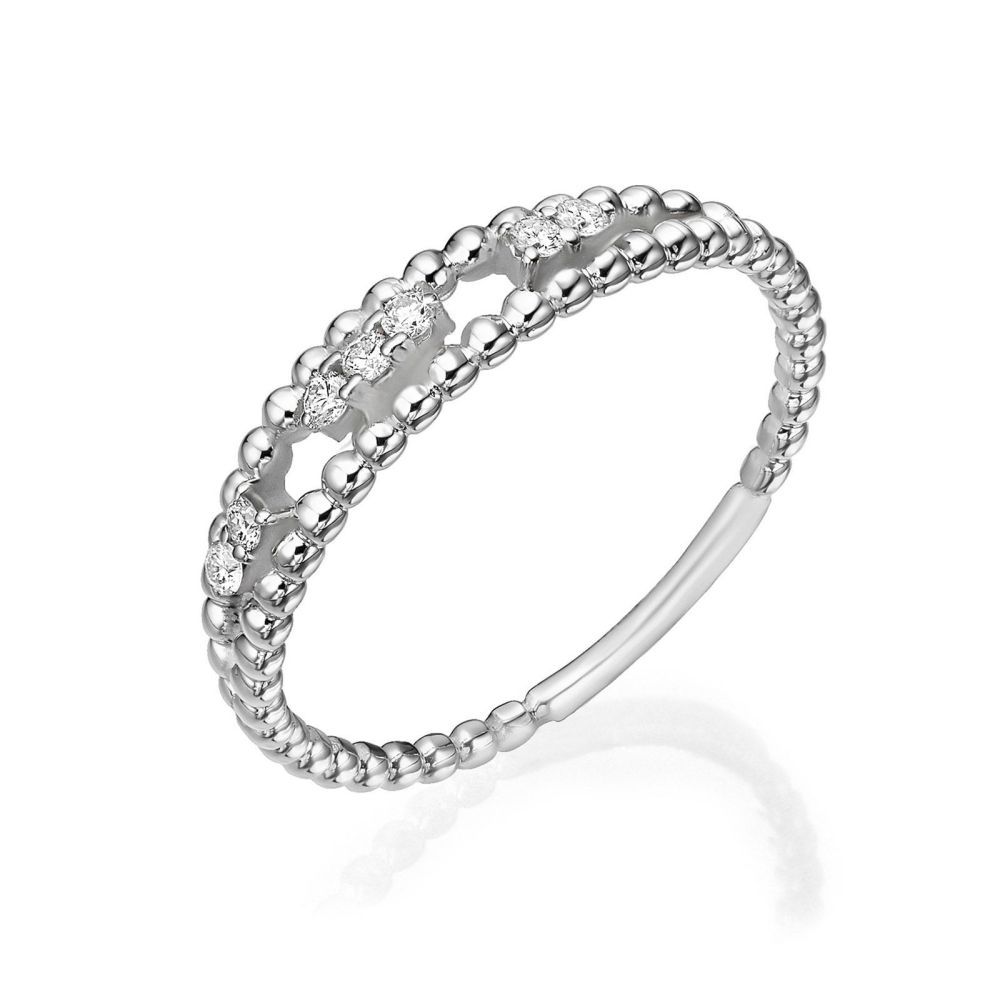 Diamond Jewelry | 14K White Gold Rings - Kylie