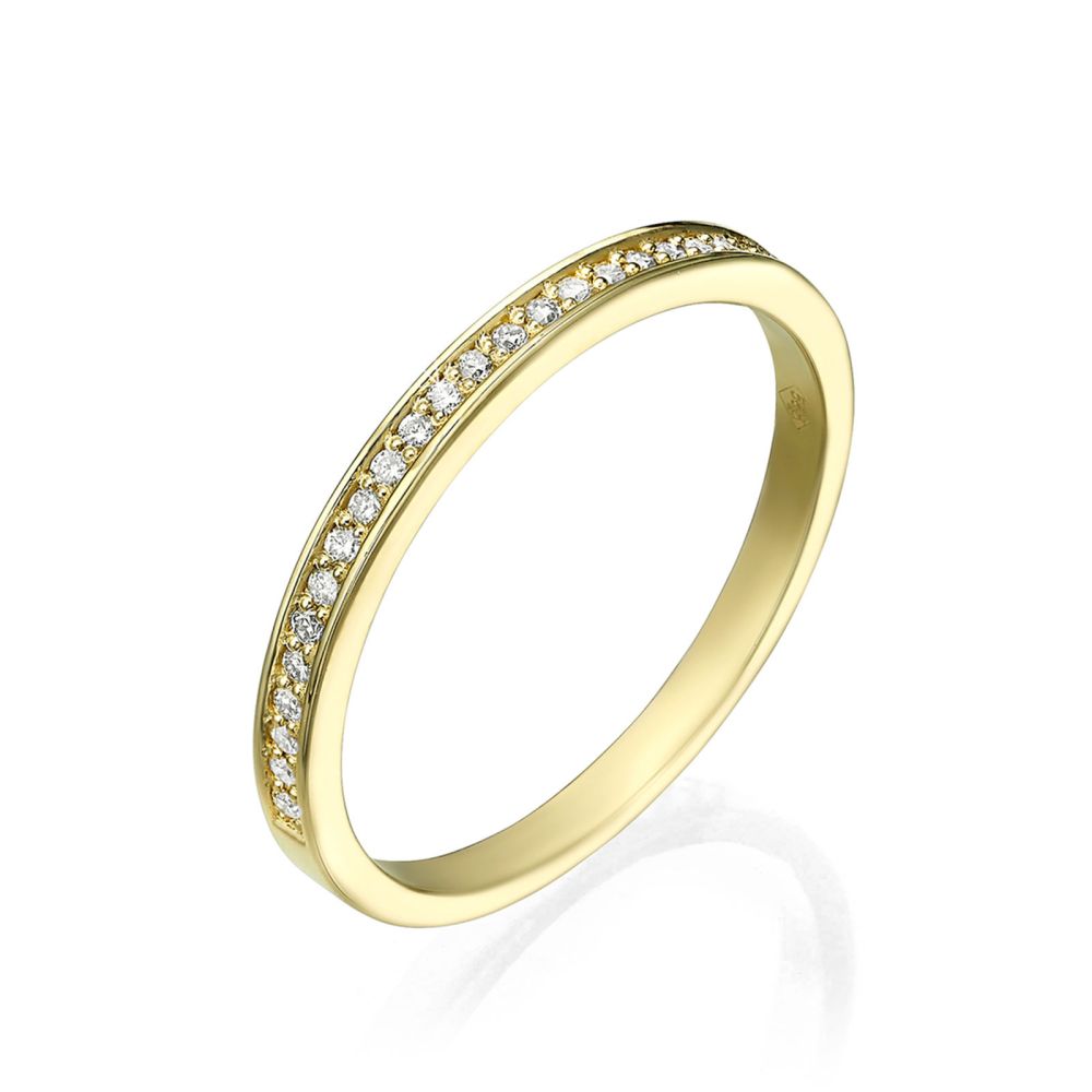 Diamond Jewelry | 14K Yellow Gold Rings - Melody
