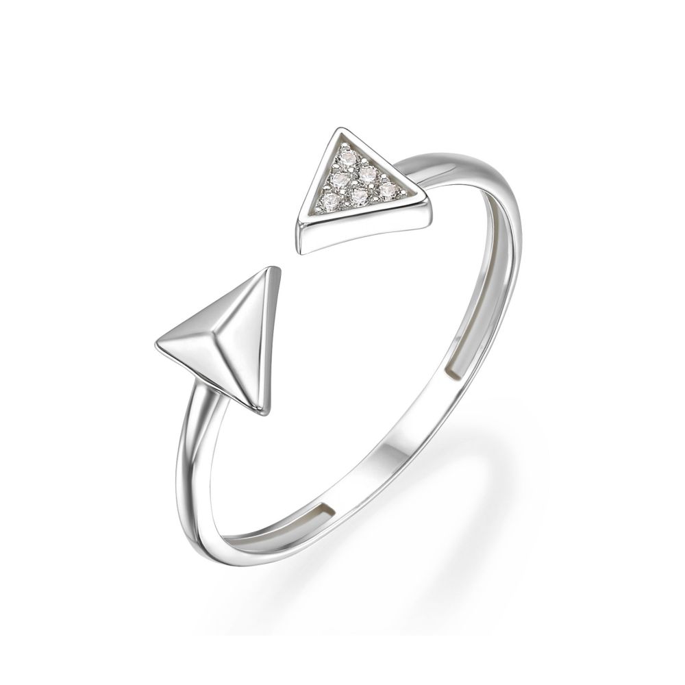 Women’s Gold Jewelry | 14K White Gold Rings - Arrows