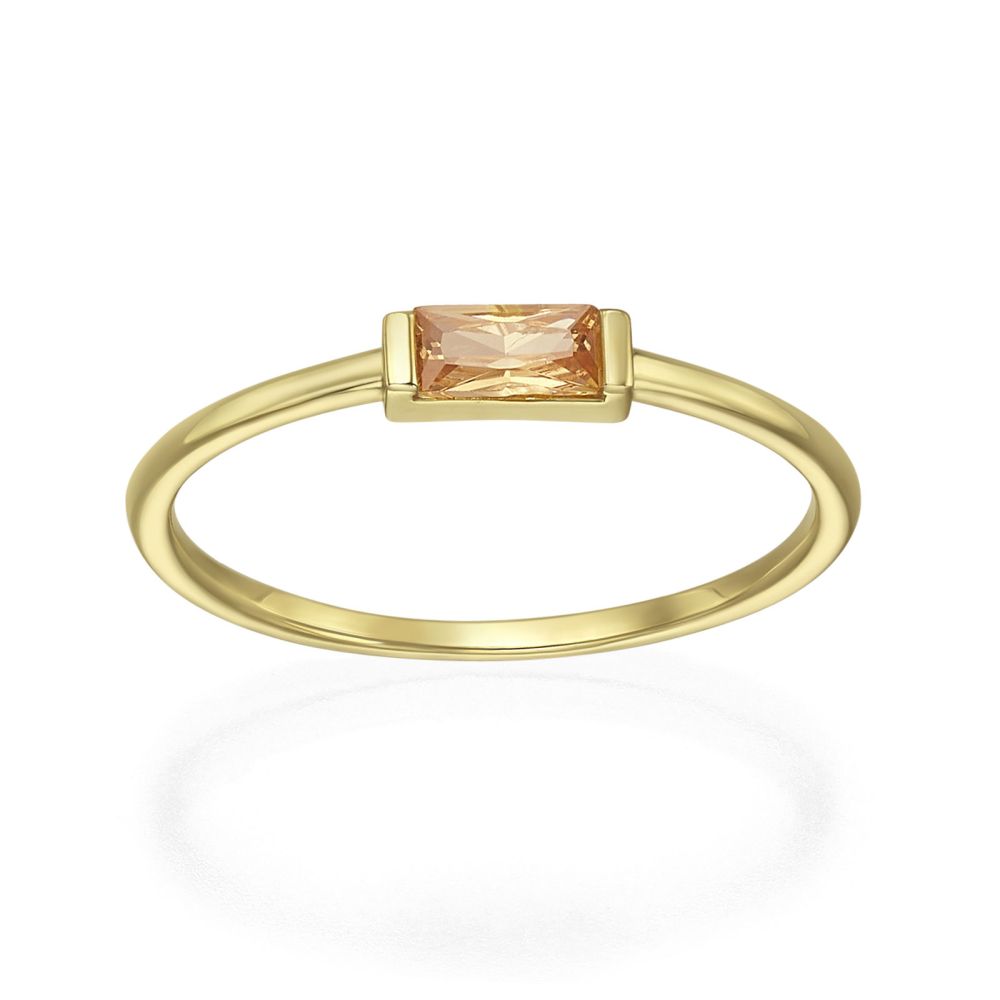 gold rings | 14K Yellow Gold Rings - Lexi