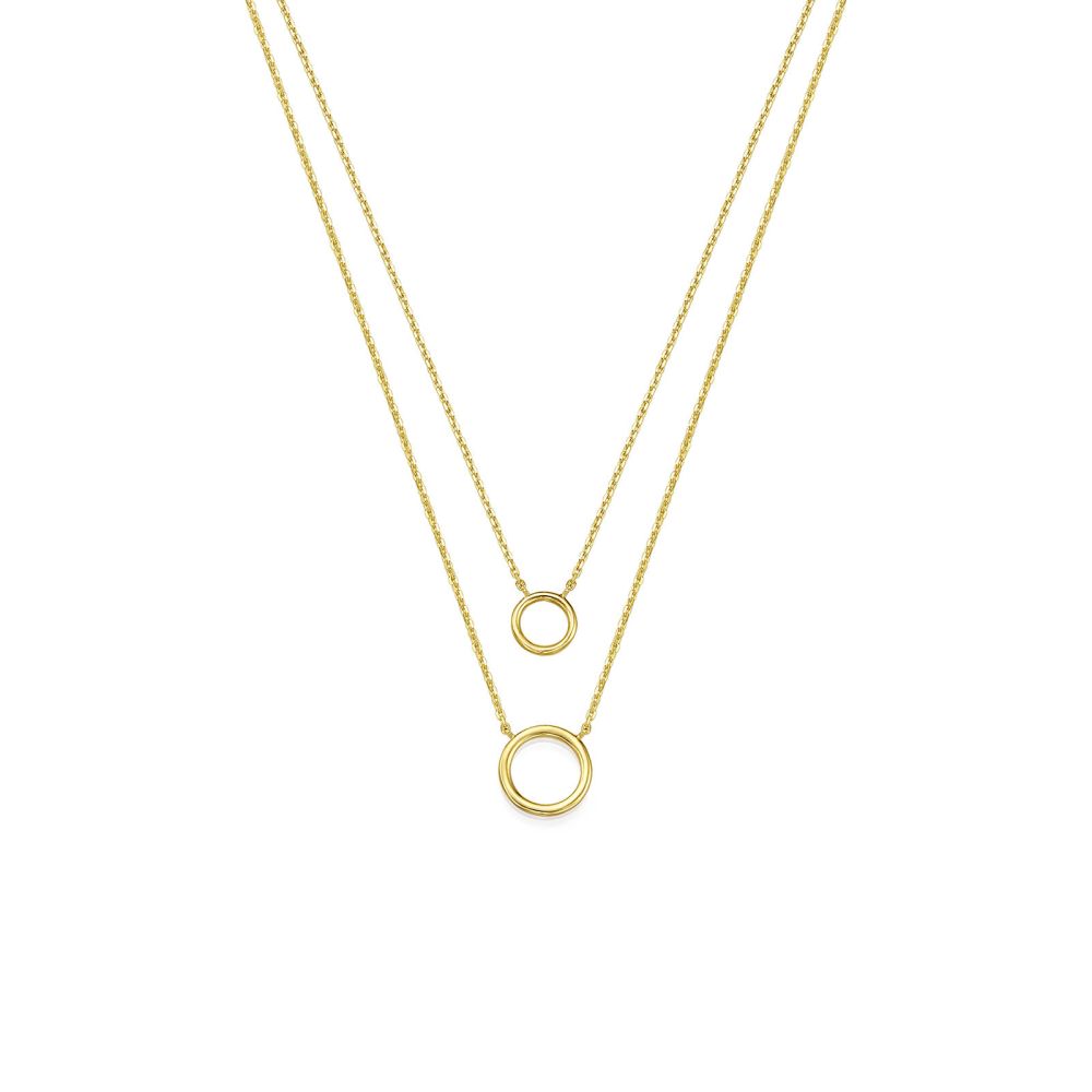 Women’s Gold Jewelry | 14k Yellow gold women's pendant  - Libby