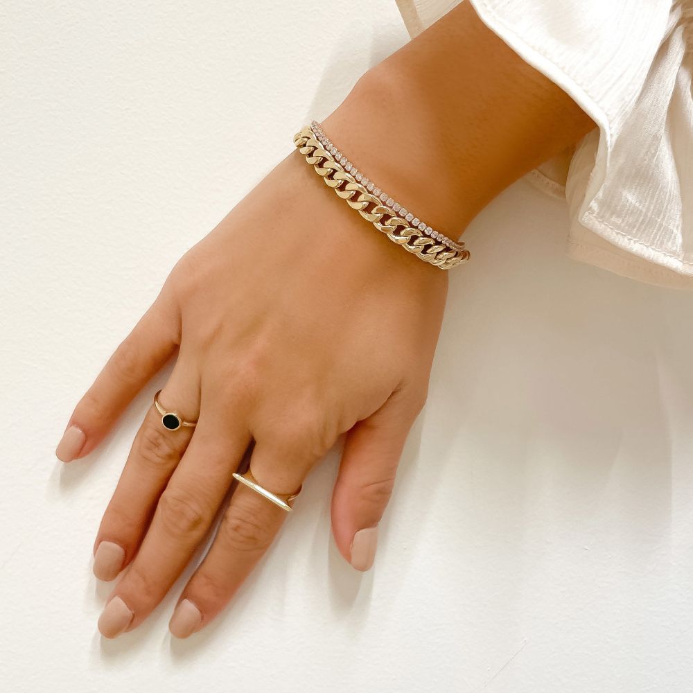 Women’s Gold Jewelry | 14K Yellow Gold Women's Bracelets - links