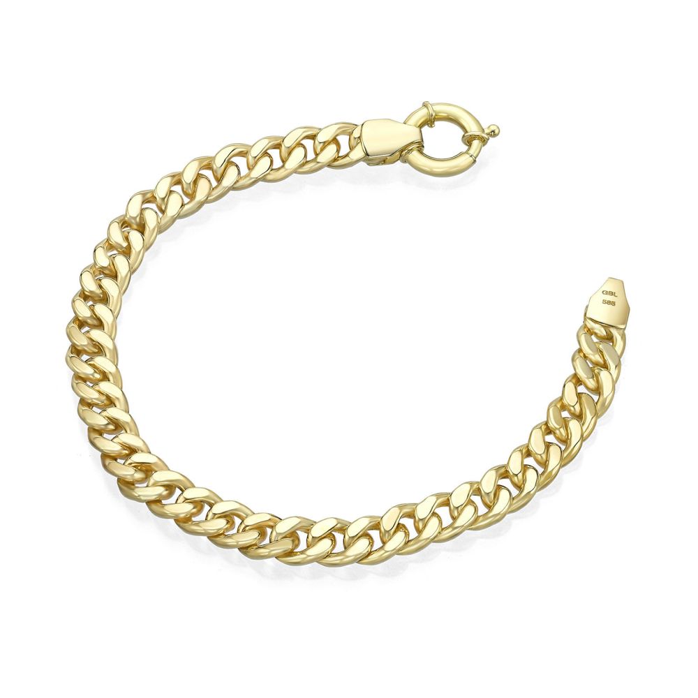 Women’s Gold Jewelry | 14K Yellow Gold Women's Bracelets - links
