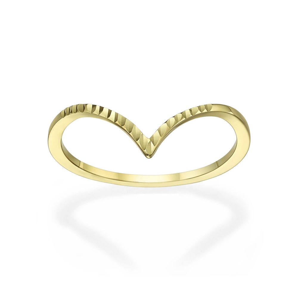 Women’s Gold Jewelry | 14K Yellow Gold Rings - Diamond Engraving