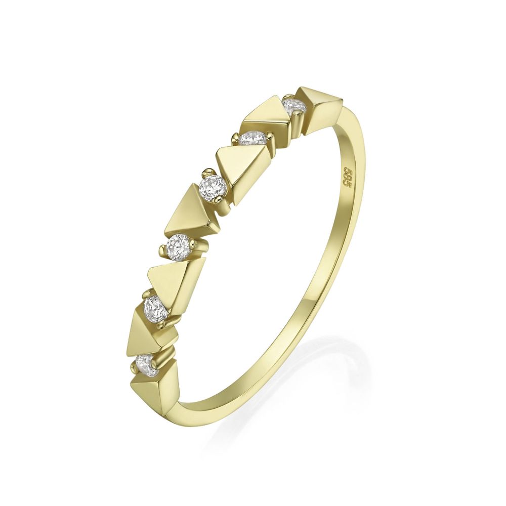 gold rings | 14K Yellow Gold Rings - Ethel