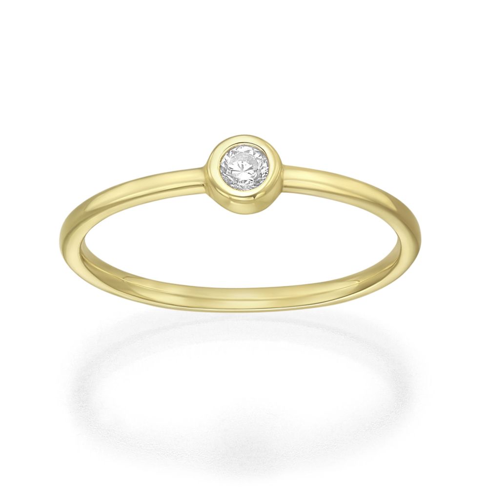 gold rings | 14K Yellow Gold Rings - Laura