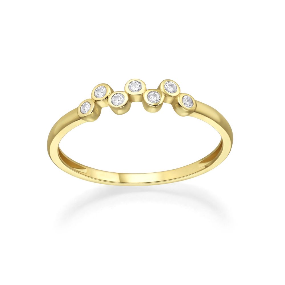 gold rings | 14K Yellow Gold Rings - Nala