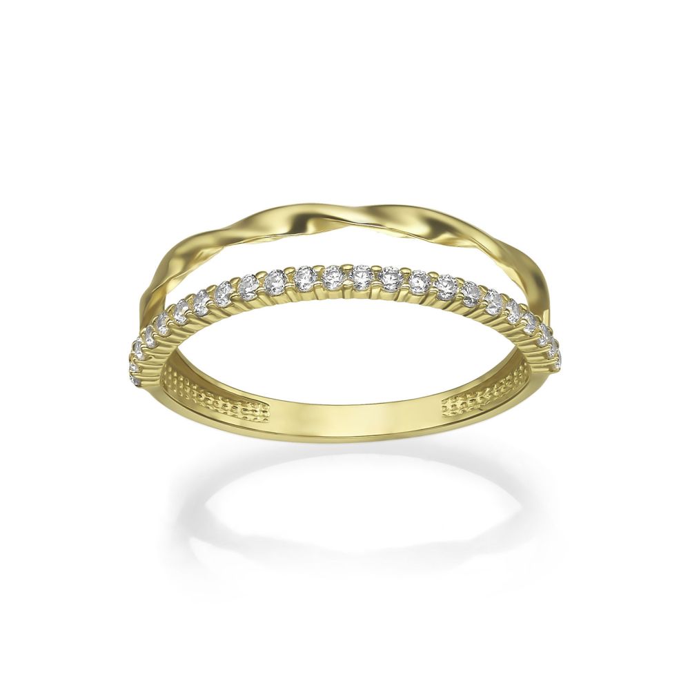 gold rings | 14K Yellow Gold Rings - Manuel