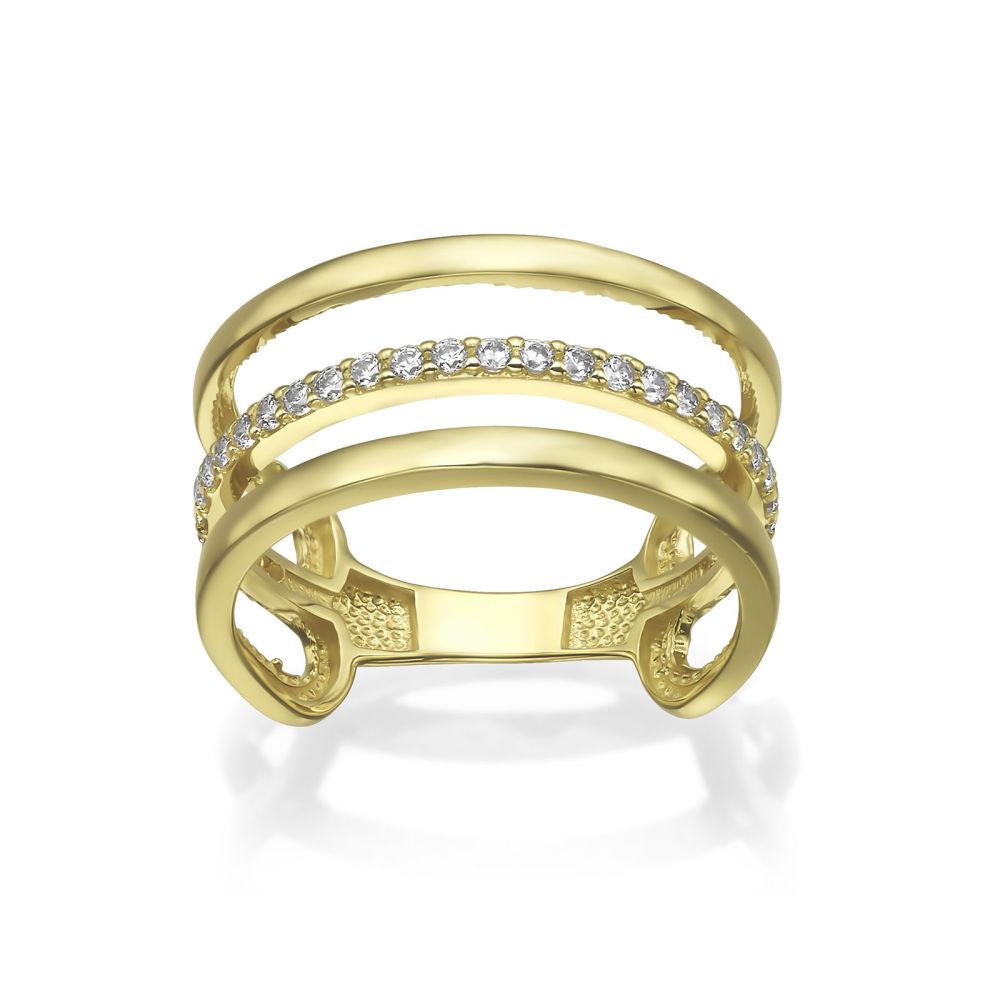 gold rings | 14K Yellow Gold Rings - Belinda
