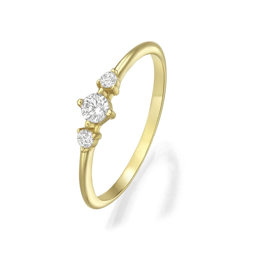 gold rings | 14K Yellow Gold Rings - Monroe