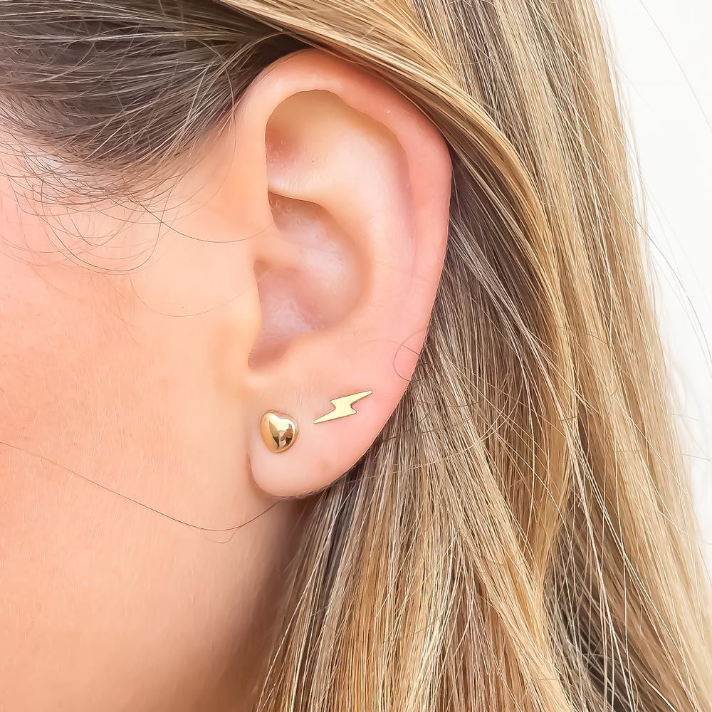 Gold Earrings | 14K Yellow Gold Earrings - Heavenly Shine
