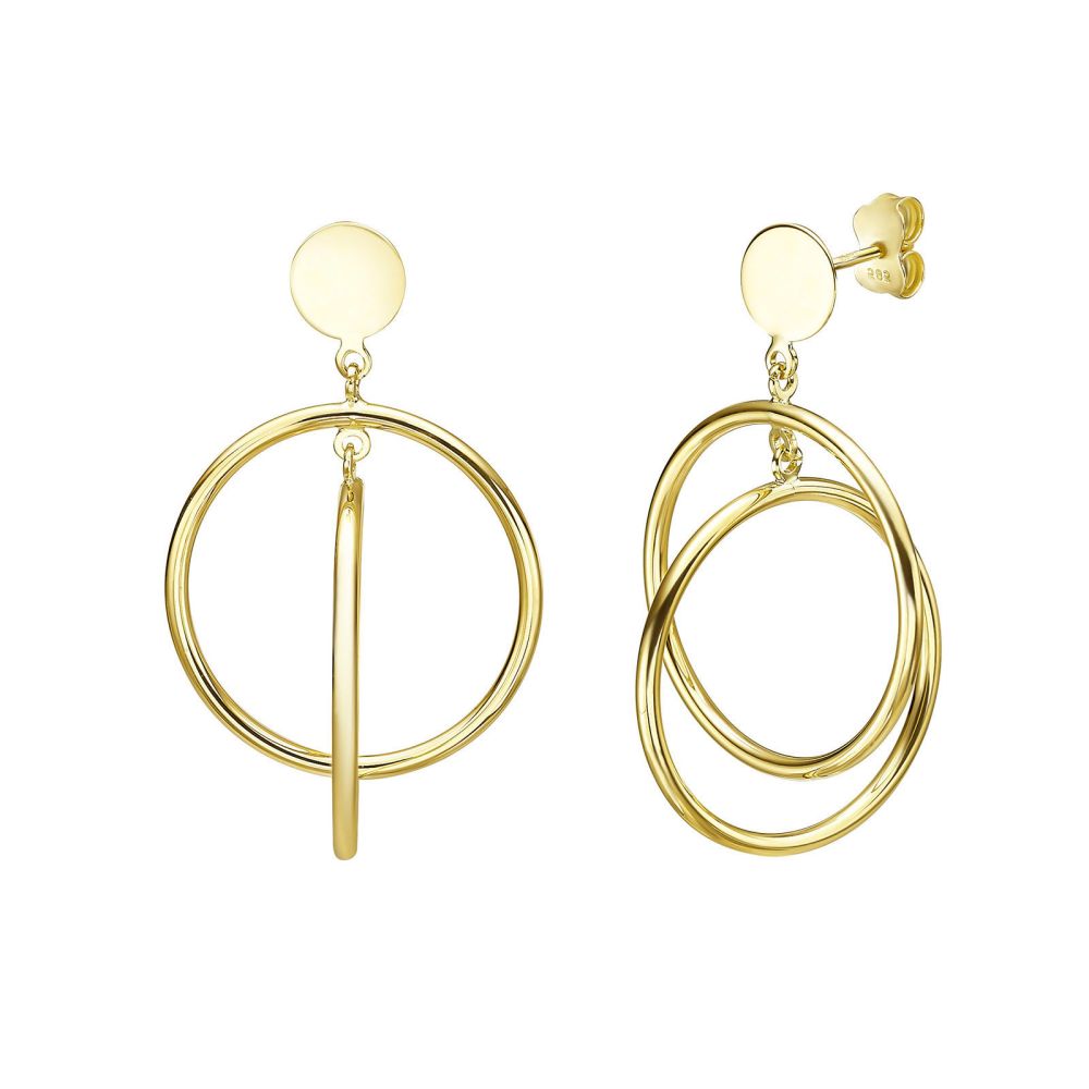 Women’s Gold Jewelry | 14K Yellow Gold Women's Earrings - Sparta