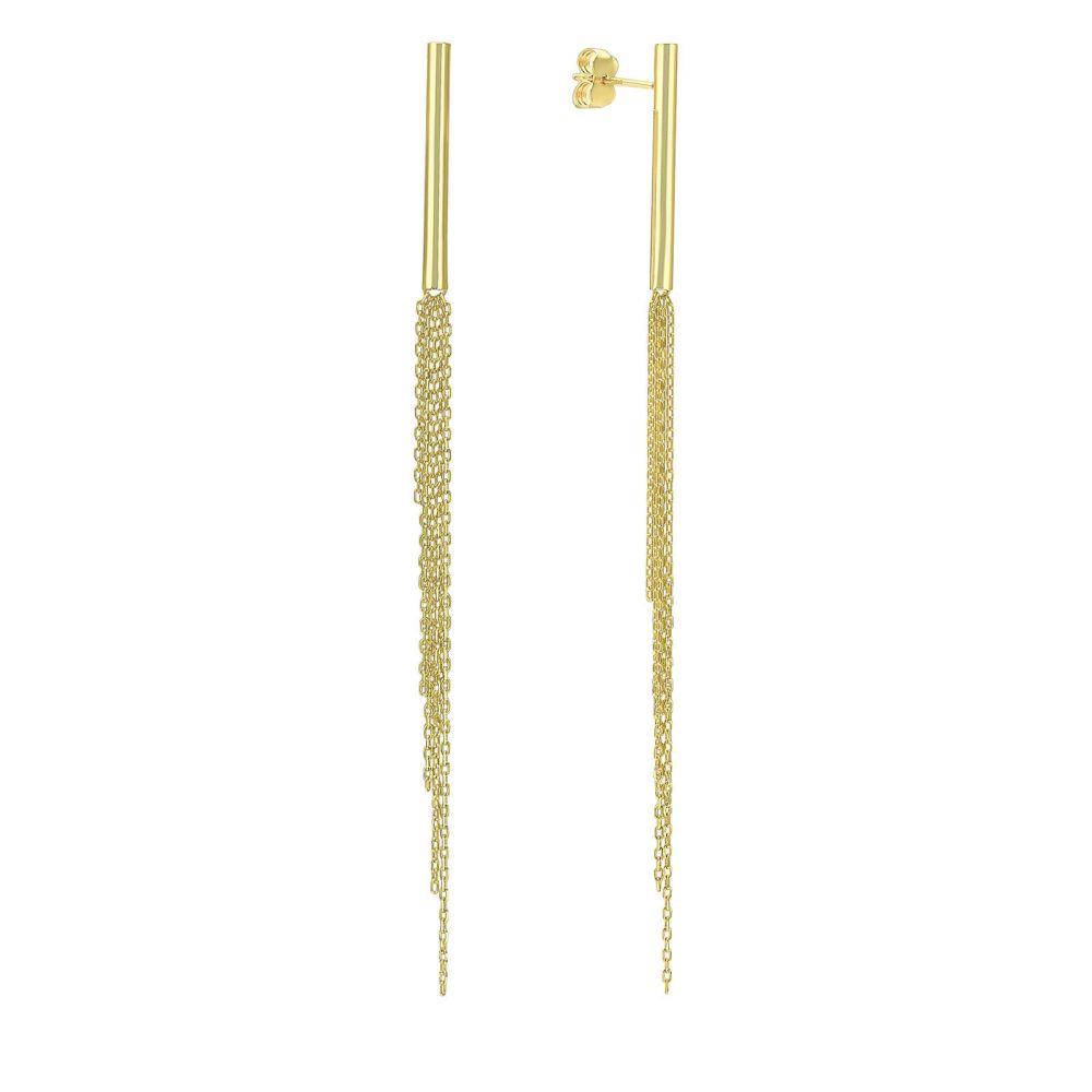 Gold Earrings | 14K Yellow Gold Earrings - Madeleine