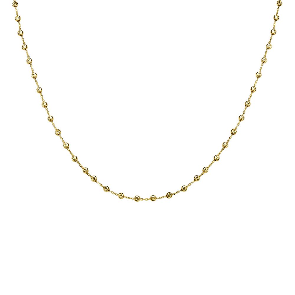 Gold Pendant | 14k Yellow gold women's pendant - Lucille 