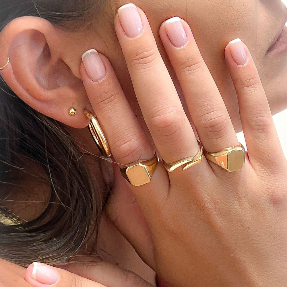 gold rings | 14K Yellow Gold Rings - Gail