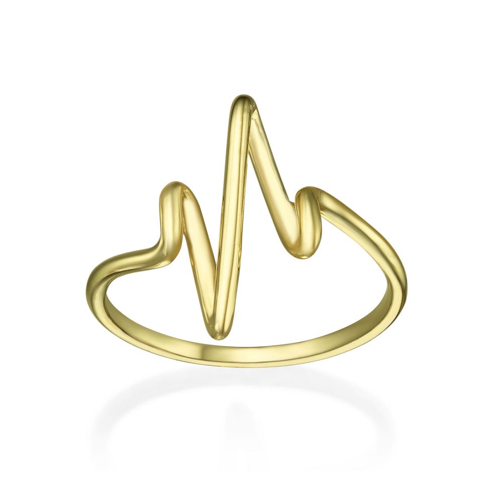 Women’s Gold Jewelry | Ring in Yellow Gold - Cardiogram