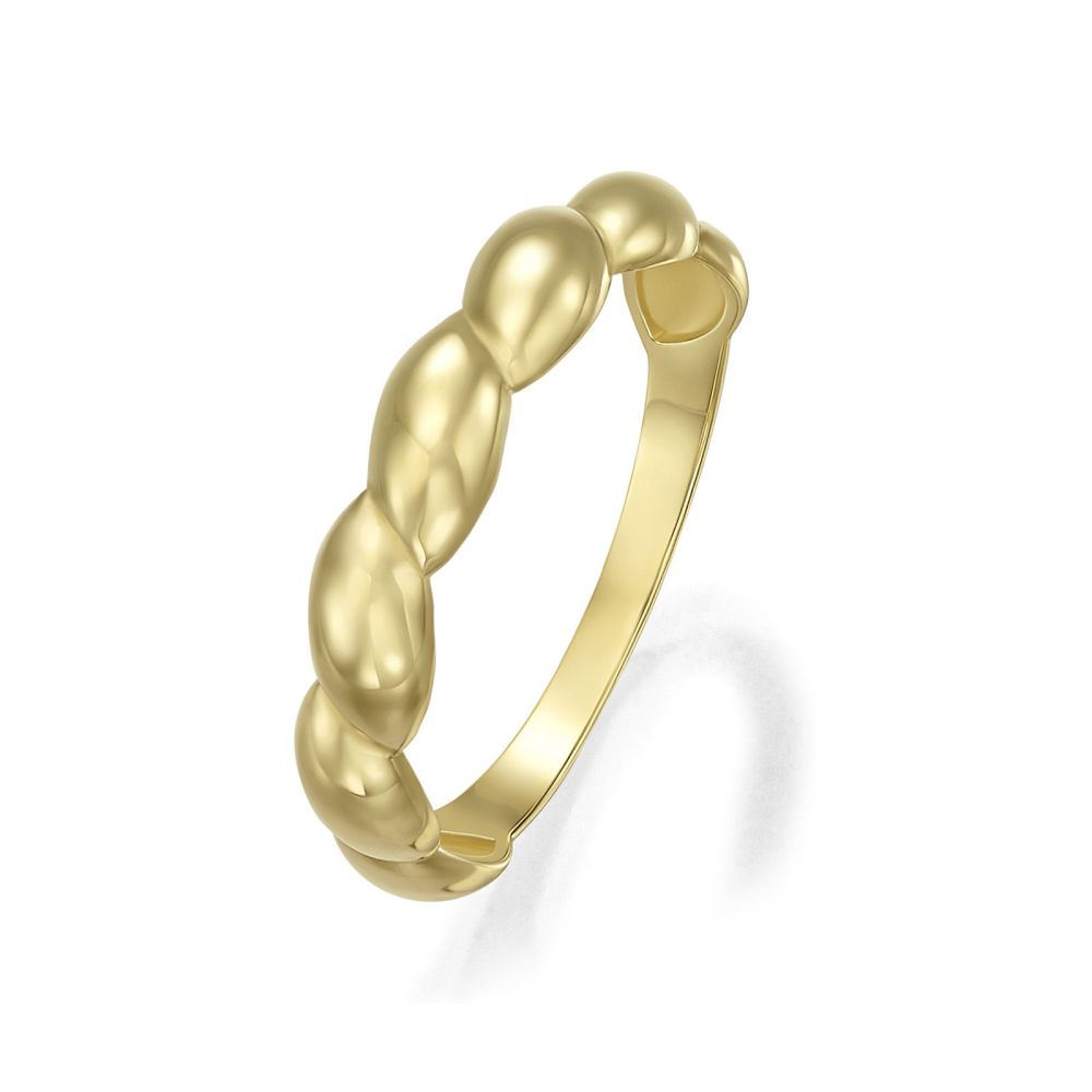 gold rings | 14K Yellow Gold Rings - Stacy