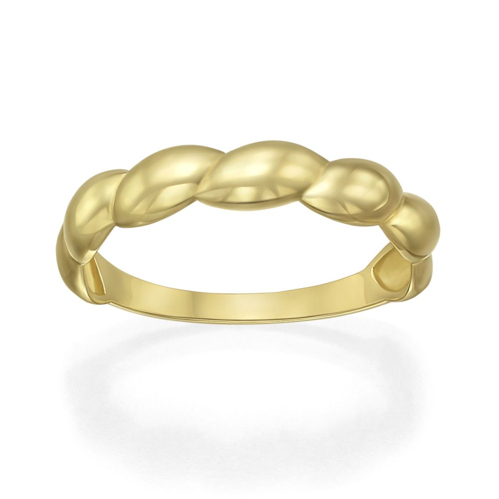 gold rings | 14K Yellow Gold Rings - Stacy