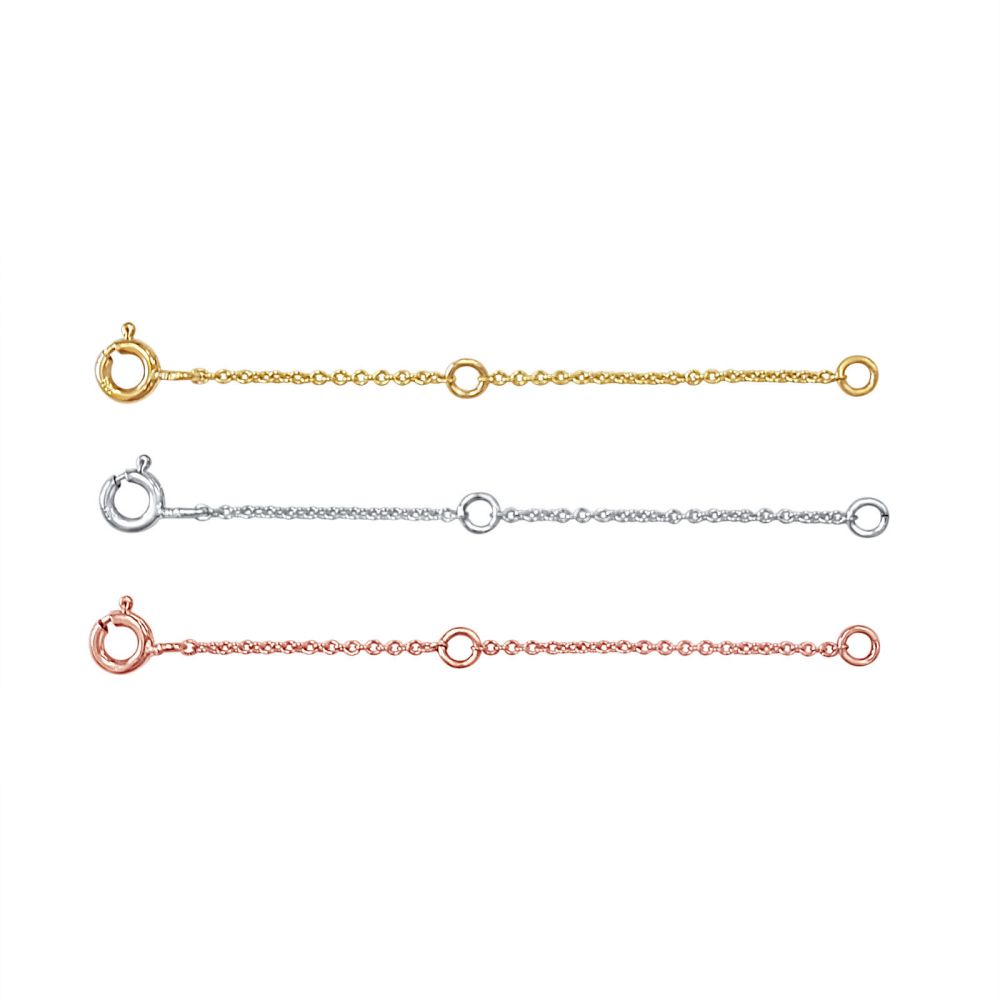 Gold Chains | 14K Yellow Gold Extension Chain - 6cm (2.4 inch)
