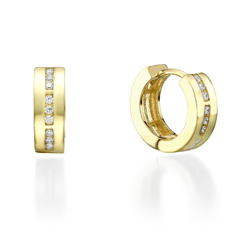 Women’s Gold Jewelry | 14K Yellow Gold Women's Earrings - Kansas