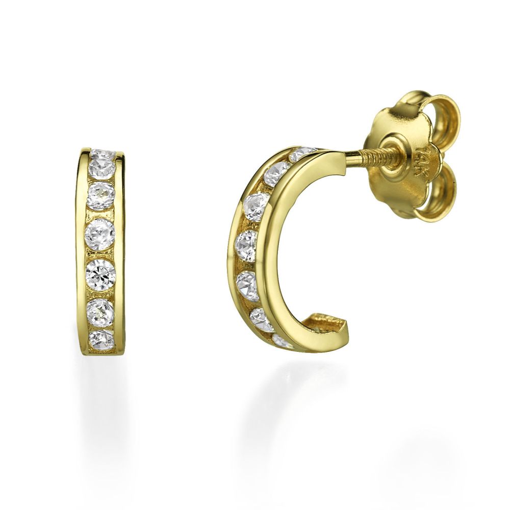 Women’s Gold Jewelry | 14K Yellow Gold Women's Earrings - Auckland