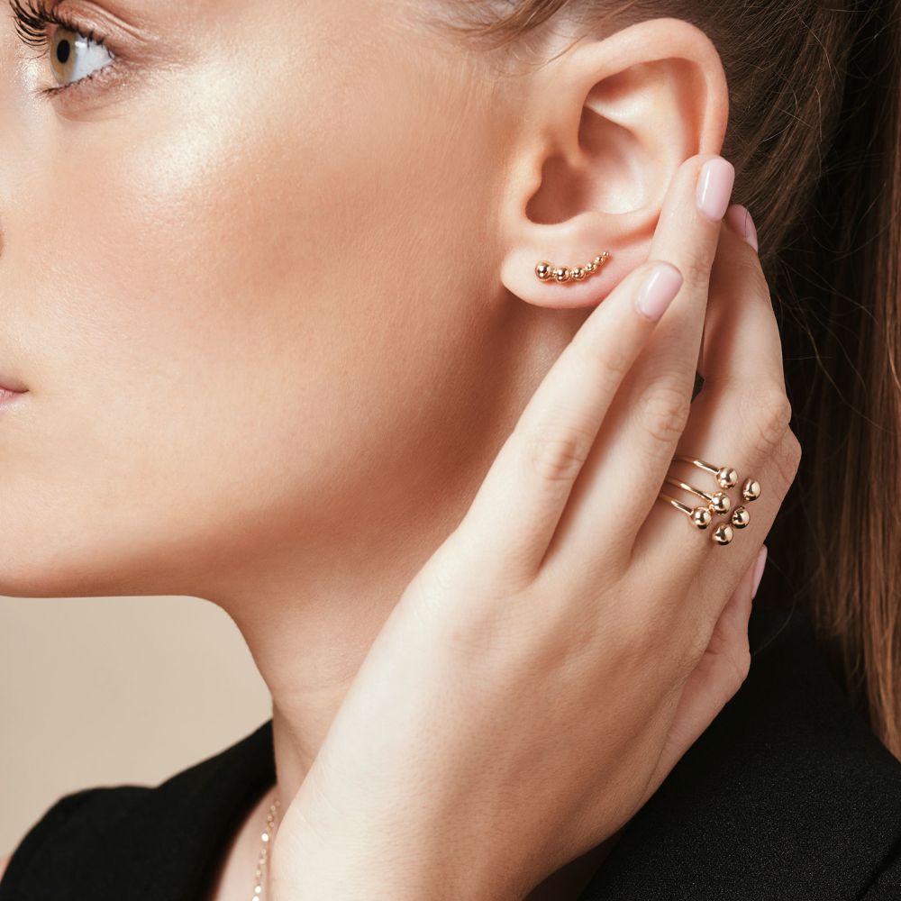 Women’s Gold Jewelry | 14K Yellow Gold Women's Earrings - Andromeda