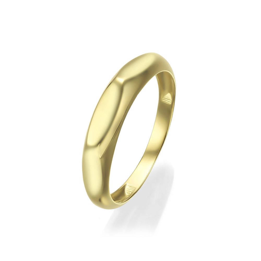 gold rings | 14K Yellow Gold Rings - Toledo seal