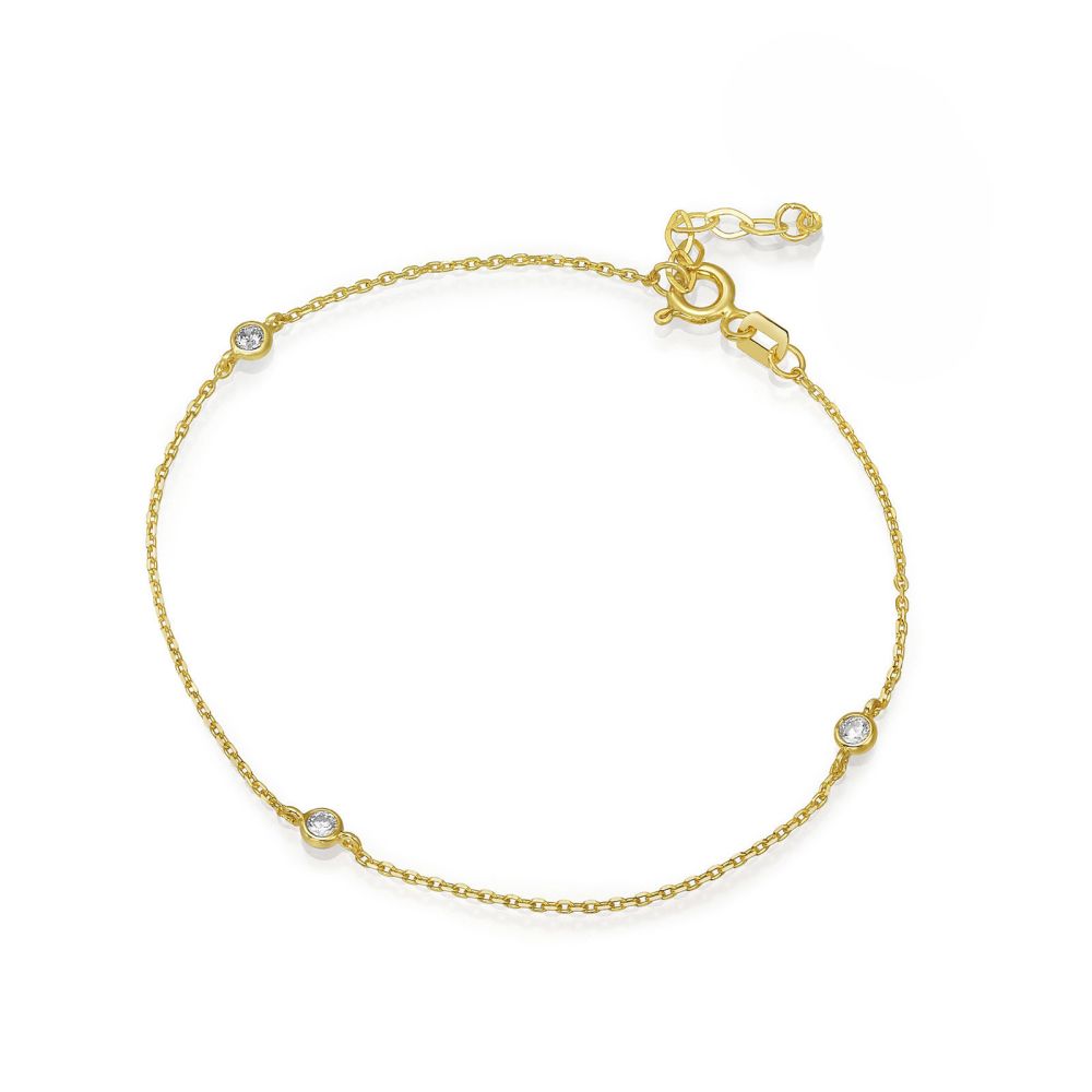 Women’s Gold Jewelry | 14K Yellow Gold Bracelet - Small Dominic