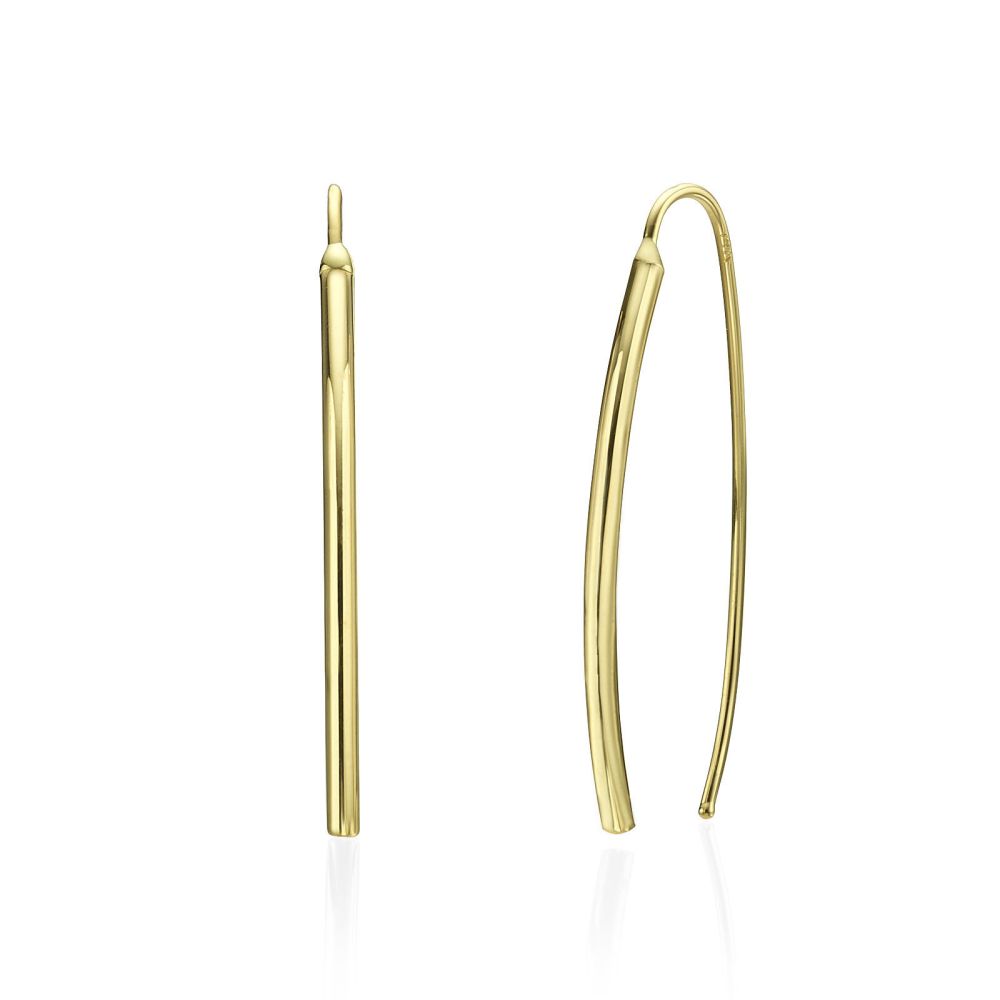 Women’s Gold Jewelry | 14K Yellow Gold Women's Earrings - Golden Tubes