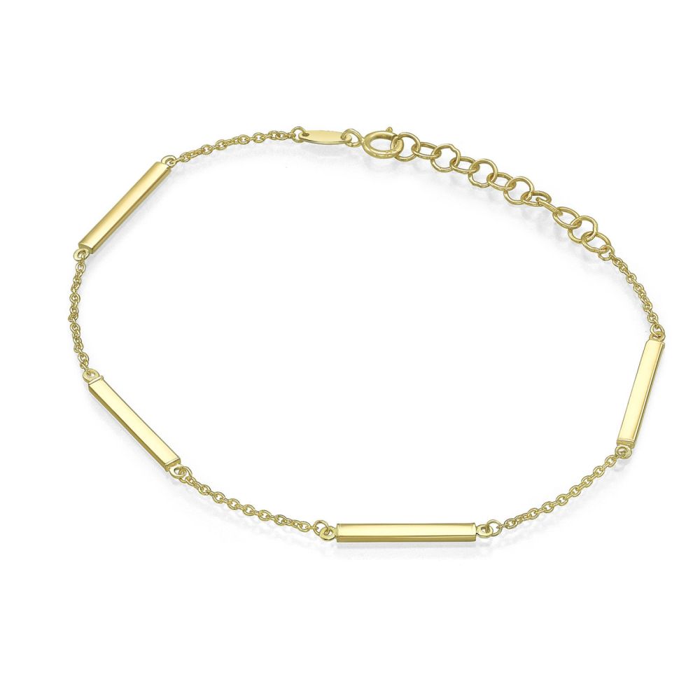 Women’s Gold Jewelry | 14K Yellow Gold  Bracelet - Rainbow