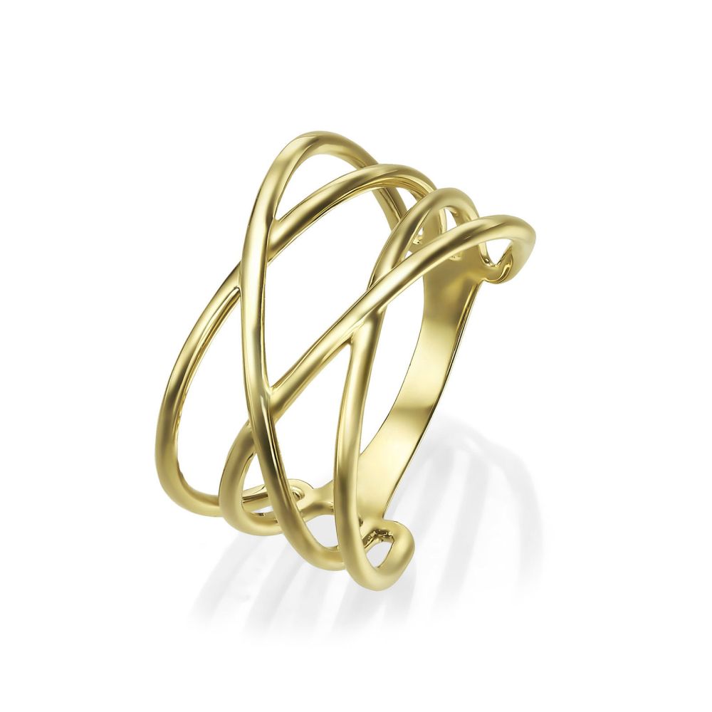 gold rings | 14K Yellow Gold Rings - Glory