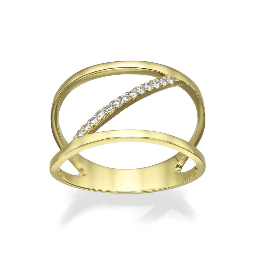 gold rings | 14K Yellow Gold Rings - Belen