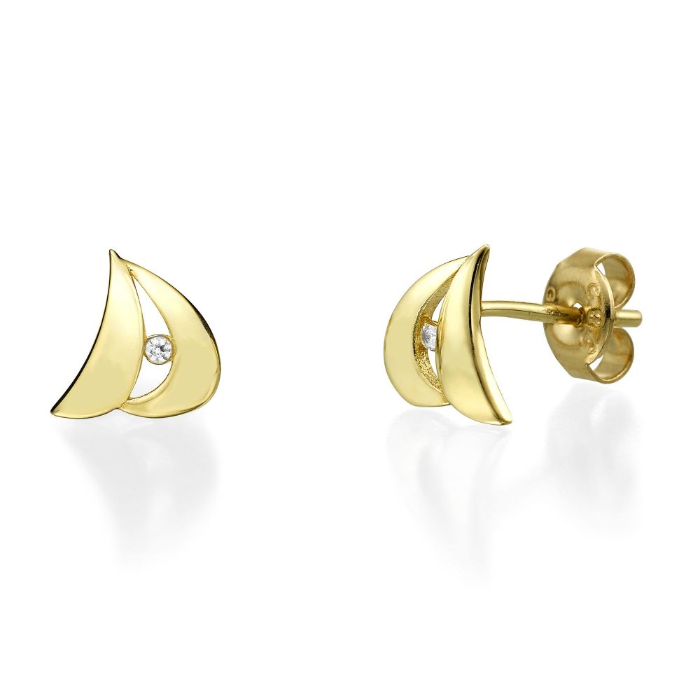 Women’s Gold Jewelry | 14K Yellow Gold Women's Earrings - Sidney