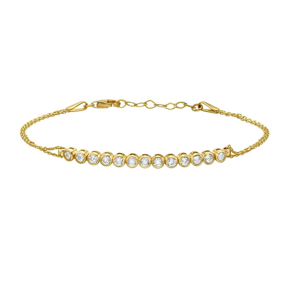 Women’s Gold Jewelry | 14K Yellow  Gold Women's Bracelets - Peyton