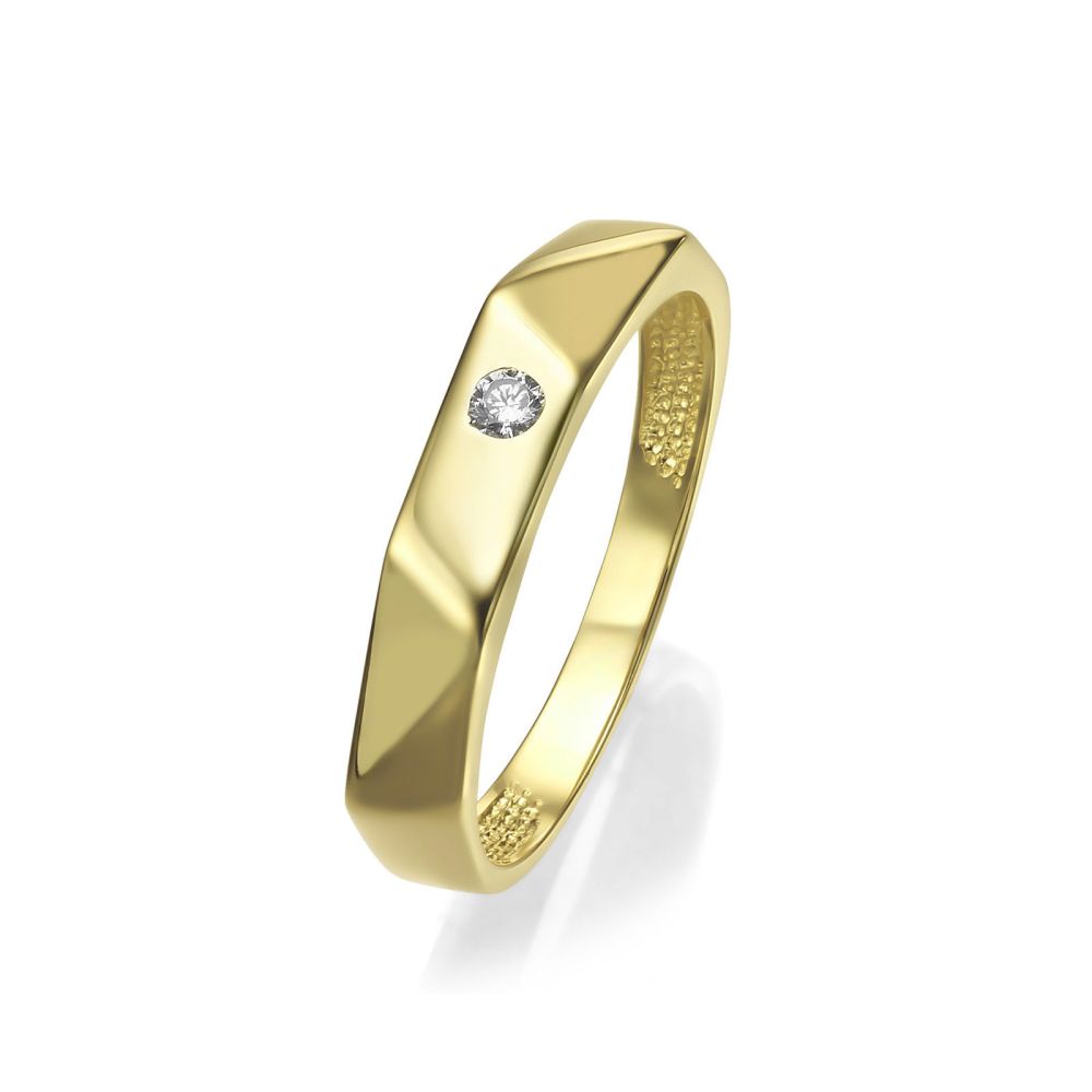 gold rings | 14K Yellow Gold Rings - Lucia
