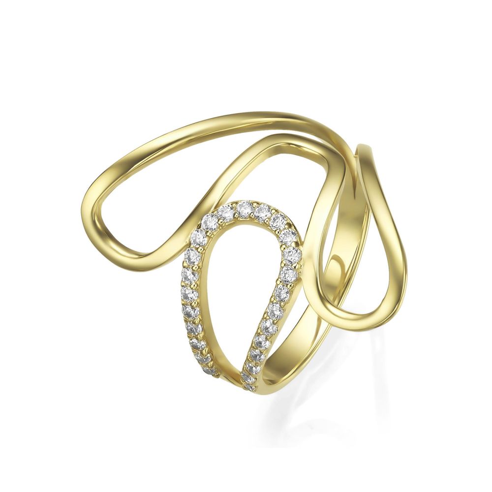 gold rings | 14K Yellow Gold Rings - Esperanza
