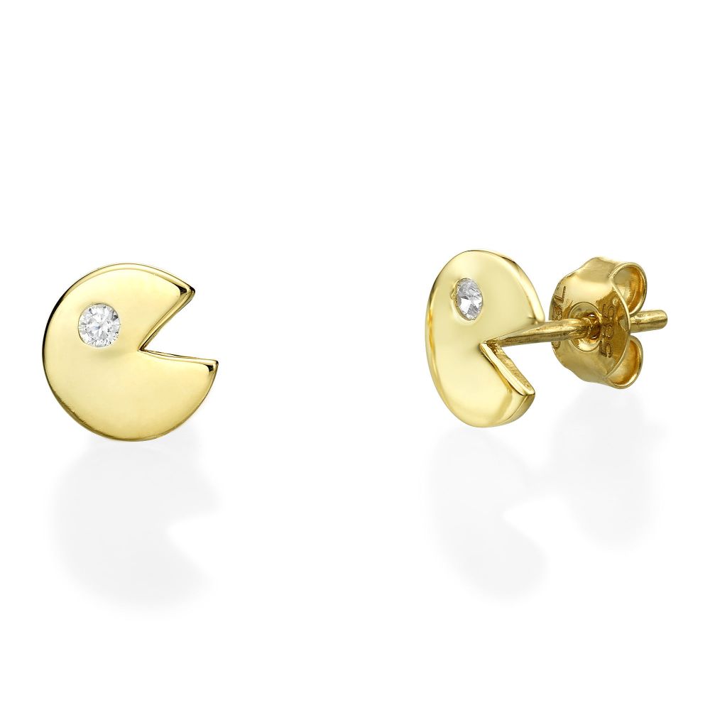 Women’s Gold Jewelry | 14K Yellow Gold Women's Earrings - Eighties