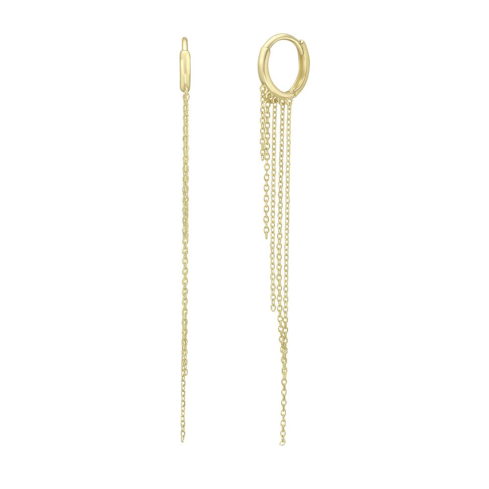 Gold Earrings | 14K Yellow Gold Earrings - Bailey